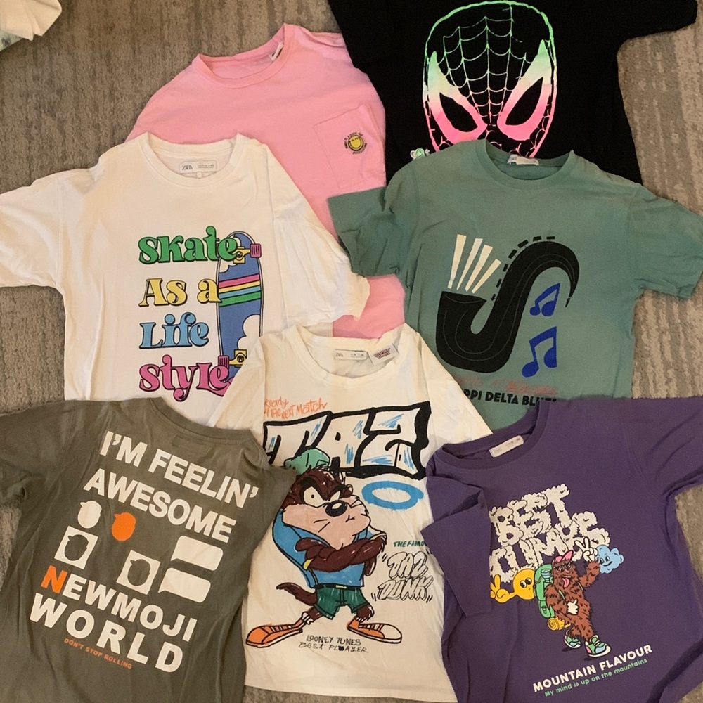 7 ZARA animated T-shirt’s